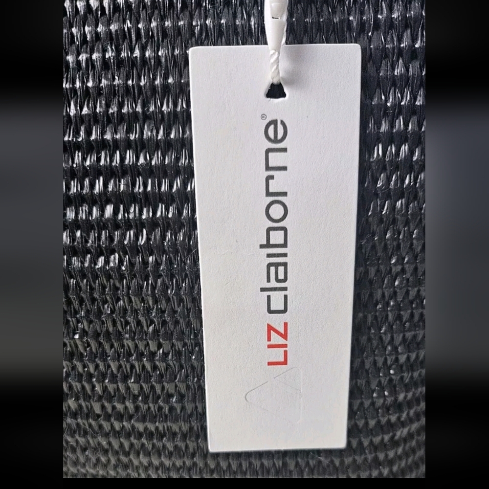 Liz Claiborne Black City Tote Shoulder Bag NWT - Picture 4 of 9